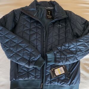 Under Armour ColdGear Reactor Jacket - Teal- Waterproof Quilted,Womens MEDIUM